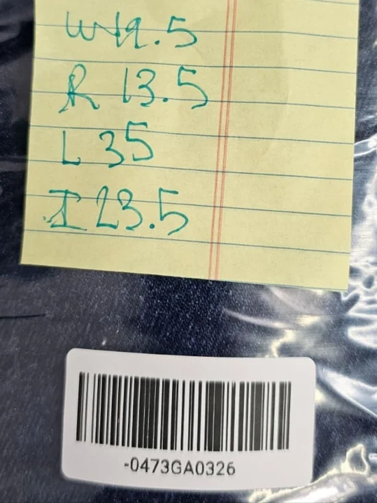 Venezia Women's Famian Dark Blue High Waist Cropped Jeans, Sz 20 - Picture 11 of 11